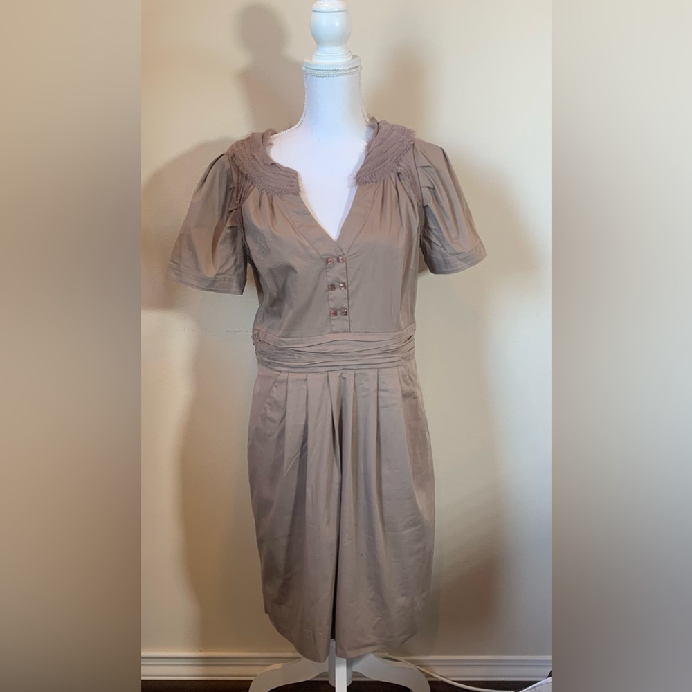 BCBGeneration little tan dress. Size 12